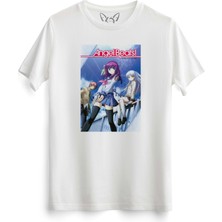 Alfa Tshirt Angel Beats Resimli Baskılı Çocuk Beyaz Tshirt