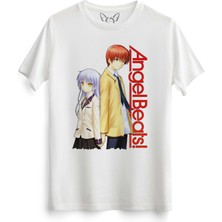 Alfa Tshirt Angel Beats Çocuk Beyaz Tshirt