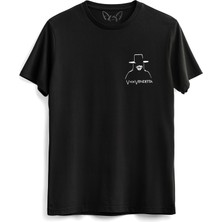 Alfa Tshirt V For Vendetta Resimli Baskılı Çocuk Siyah Tshirt