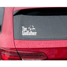 Bk Gift The Godfather Tasarımlı Beyaz Araç Sticker-1