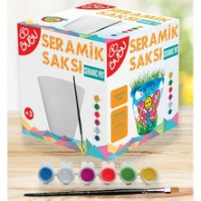 Bubu Seramik Saksı Boyama SB0007