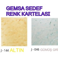 Gemsa Sedef Dekoratif Iç Cephe Boyası 2 kg Altın Rengi