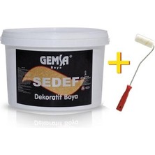 Gemsa Sedef Dekoratif Iç Cephe Boyası 14 kg Altın Rengi