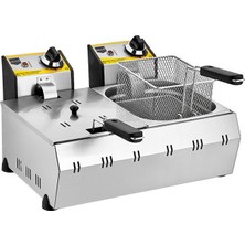 Remta R93 Çiftli Kapaklı Elektrikli 5+5 Lt Fritöz