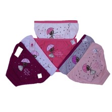 Koza 5 Adet Çok Renkli Kız Çocuk Baskılı Külot