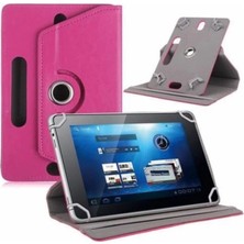 Mobilite Hometech Alfa 10RC 10.1" 360°UNIVERSAL Tablet Kılıfı ve Nano Ekran Koruyucu Pembe