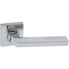 Doğanlar Parma Zamak Krom Rozetli Wc Kapı Kolu