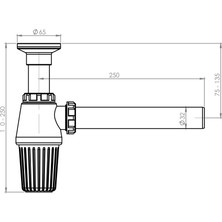 Gama Taslı Lavabo Sifonu Q32