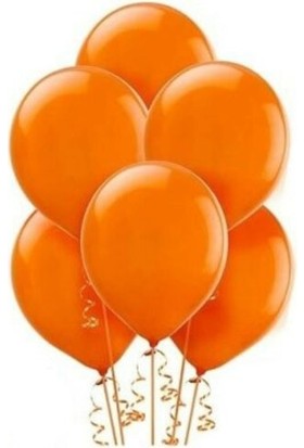Balon Evi Metalik Turuncu Balon 12" Inç 10 Adet