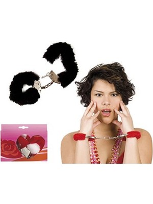 Durbuldum Siyah Peluş Kelepçe