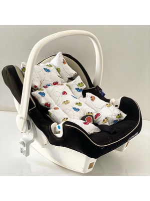 Baby of City Müslin Kumaş Puset Anakucağı ve Bebek Arabası Minderi