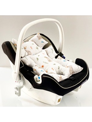 Baby of City Müslin Kumaş Puset Anakucağı ve Bebek Arabası Minderi