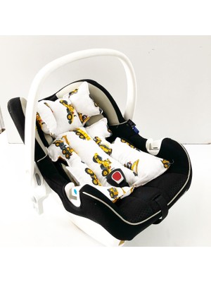 Baby of City Müslin Kumaş Puset Anakucağı ve Bebek Arabası Minderi