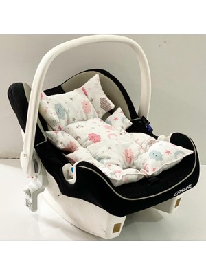 Baby of City Müslin Kumaş Puset Anakucağı ve Bebek Arabası Minderi