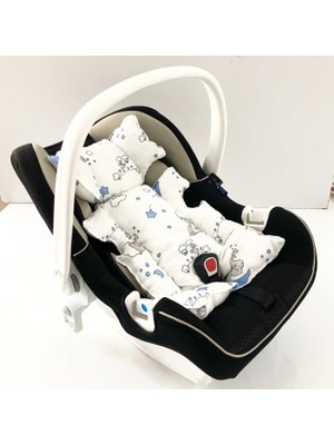 Baby of City Müslin Kumaş Puset Anakucağı ve Bebek Arabası Minderi