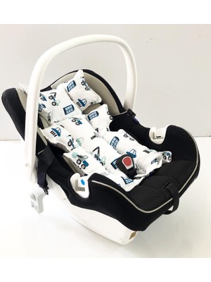 Baby of City Müslin Kumaş Puset Anakucağı ve Bebek Arabası Minderi