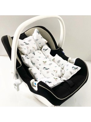 Baby of City Müslin Kumaş Puset Anakucağı ve Bebek Arabası Minderi