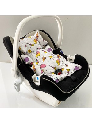 Baby of City Müslin Kumaş Puset Anakucağı ve Bebek Arabası Minderi