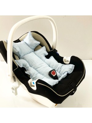 Baby of City Müslin Kumaş Puset Anakucağı ve Bebek Arabası Minderi