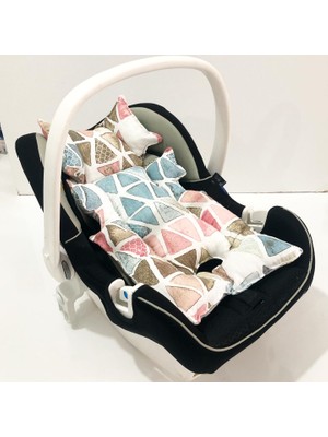 Baby of City Müslin Kumaş Puset Anakucağı ve Bebek Arabası Minderi