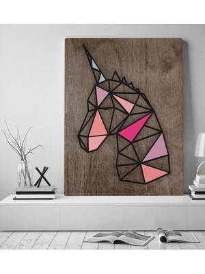 Bk Gift Unicorn Tasarımlı Kanvas Tablo 50X70CM-2