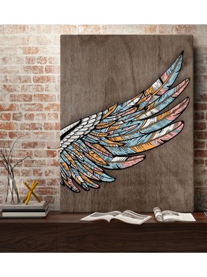 Bk Gift Kanat Tasarımlı Kanvas Tablo 70X100CM-2