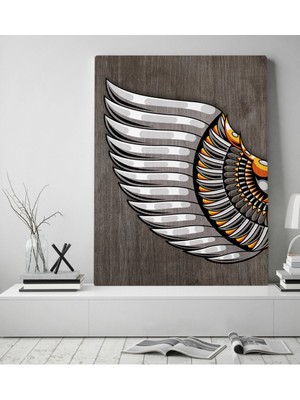 Bk Gift Kanat Tasarımlı Kanvas Tablo 50X70CM-1