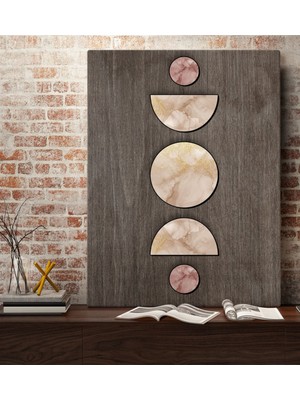 Bk Gift Ay ve Güneş Tasarımlı Kanvas Tablo 70X100CM-2