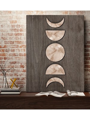 Bk Gift Ay ve Güneş Tasarımlı Kanvas Tablo 70X100CM-1