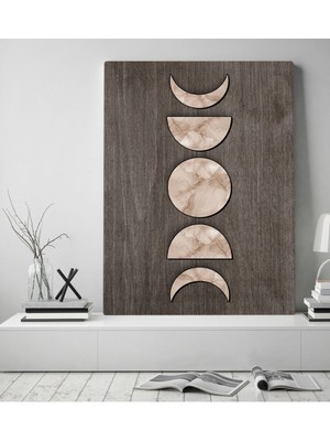 Bk Gift Ay ve Güneş Tasarımlı Kanvas Tablo 50X70CM-1