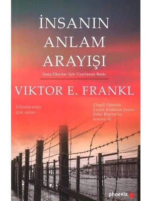 İnsan’ın Anlam Arayışı - Viktor E. Frankl Türkçe 150 Sayfa Ciltsiz Genç Okur İçin Uyarlanmış