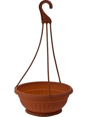 Omnipazar SY-5735 Kahverengi Askılı Aranjman Saksı Balkon Saksı No 0