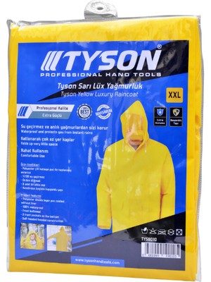 Tyson Sarı Lüx Yağmurluk