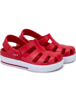 Igor S10277-005 Ola Rojo Sandalet