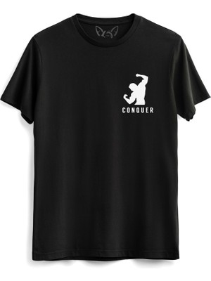 Alfa Tshirt Arnold Schwarzenegger Resimli Baskılı Çocuk Siyah Tshirt