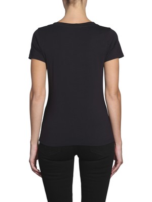 Calvin Klein Kadın Ck Embro Badge V Yaka T-Shirt