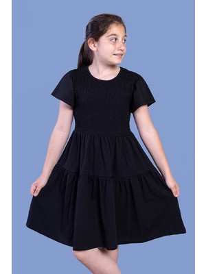 Toontoy Kids Toontoy Kız Çocuk Kroşetalı Elbise