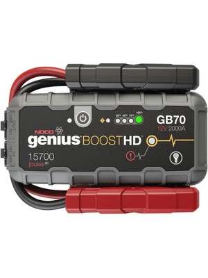 Noco Genius GB70 Ultrasafe Lityum Akü Takviye + Powerbank + LED Lamba 12V 2000