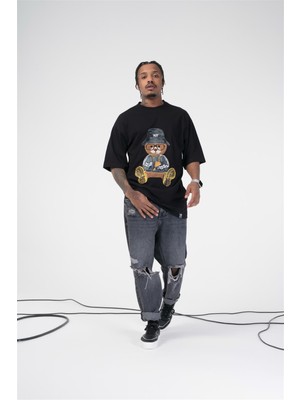 The Champ Teddy Tshirt Siyah