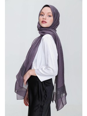 Miray Miray Yeni İnci Şal Koyu Vizon