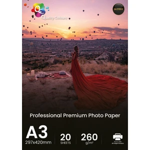A3 Fotoğraf Kağıdı 260 gr Parlak 20 Yaprak