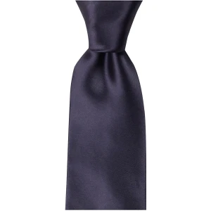 1001 Kravat Gri Renkli 8 cm Genişliğinde Saten Kravat