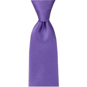 1001 Kravat Lila Çizgili 8 cm Genişliğinde Kravat