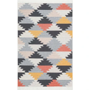 Eko Halı Arya Ar 20 Multi Yıkanabilir Pamuk Çift Taraflı Kilim