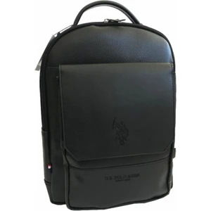 U.S. Polo Assn. Deri Sırt Çantası Siyah PLEVR21565