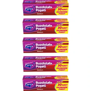 Büyük Boy Buzdolabı Poşeti 30'lu x 5