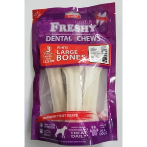 Beyaz Press Deri Köpek Çiğneme Kemiği 55 gr x 3