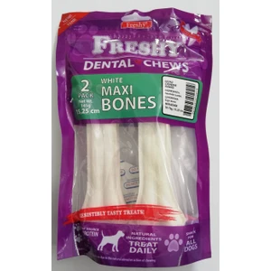 Beyaz Press Deri Köpek Çiğneme Kemiği 70-75 gr x 2