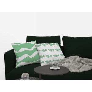 Tropik Home 4'lü Leaves Desen Dijital Baskılı Renkli 40 x 40 cm Kırlent Kılıfı