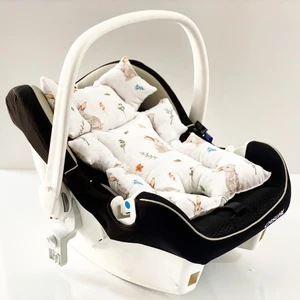 Baby of City Müslin Kumaş Puset Anakucağı ve Bebek Arabası Minderi